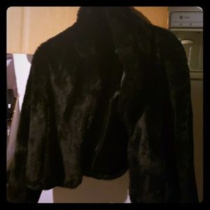 Faux fur jacket